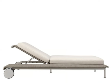 GINA - Recliner polyolefin yarn rope sun lounger by JANUS et Cie - view 3